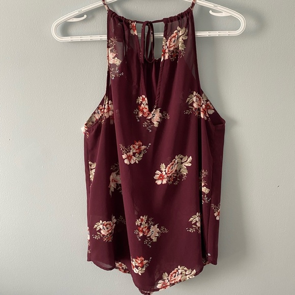 Halter Floral Top - Picture 2 of 2